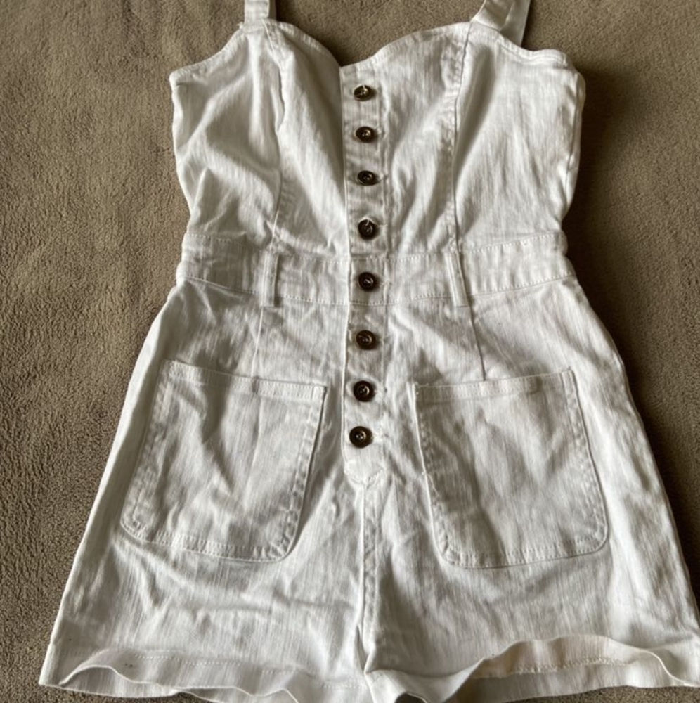 white shortalls